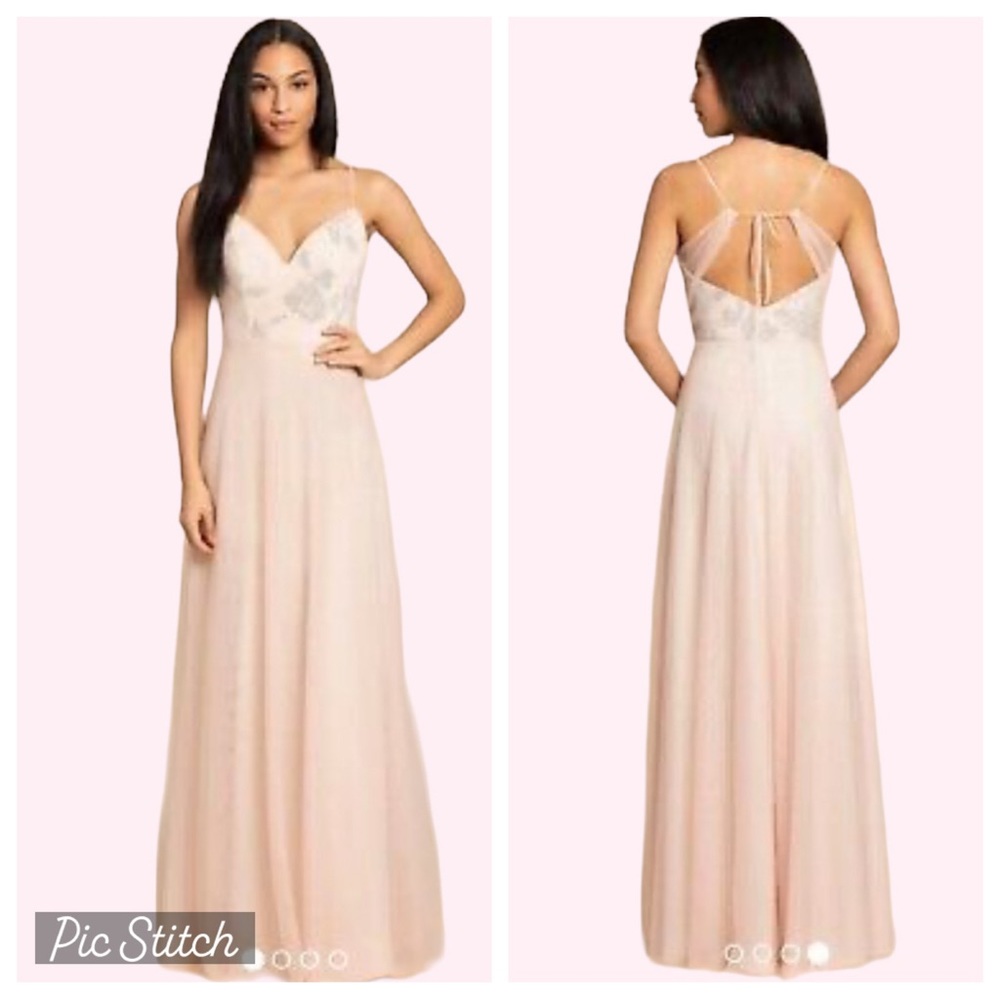 - - Hayley Paige  V  neckline dress NWT